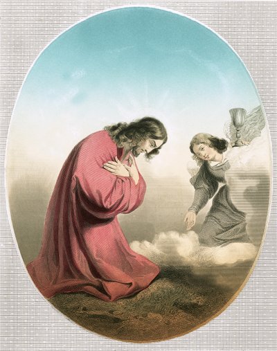 Ängel som visar sig för Kristus av Carlo Dolci
