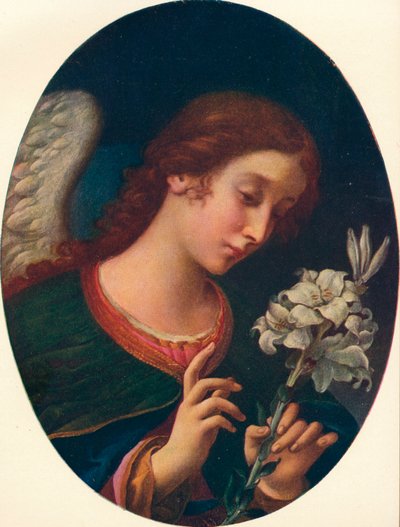Bebådelsens ängel, 1600-talet av Carlo Dolci
