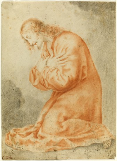 Kristus knäböjande av Carlo Dolci