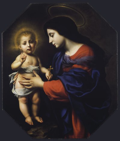Madonna och barn, 1651 av Carlo Dolci