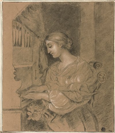 Heliga Cecilia av Carlo Dolci