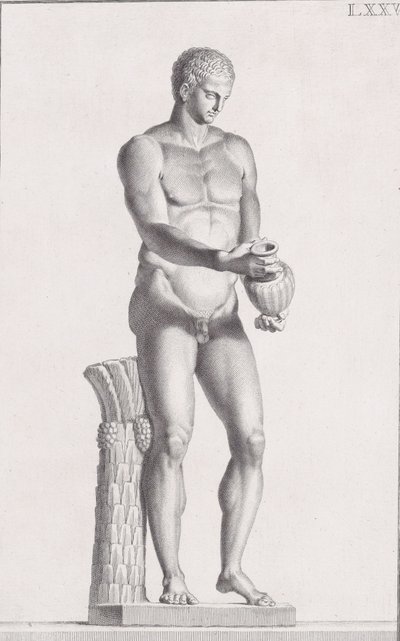 Staty av en manlig idrottare, 1734 av Carlo Gregori