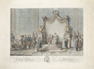Prins av Neuchâtel för Maria Louise av Österrike av Carlo Lasinio