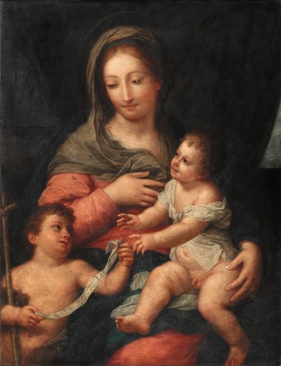 Madonna med barnet och den unge Johannes Döparen av Carlo Maratta