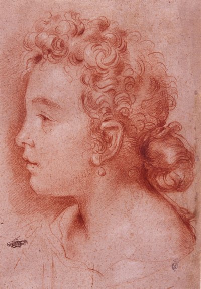 Porträtt av Faustina Maratti av Carlo Maratta