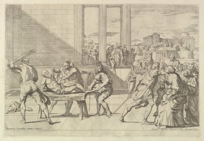 St Andrews martyrskap. av Carlo Maratta or Maratti