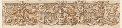 Ritning, Förslag till en frise, ca 1770 av Carlo Marchionni
