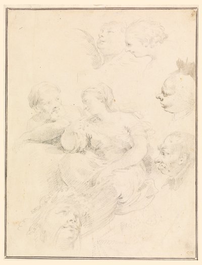 Figurskisser av Carlo Marchionni