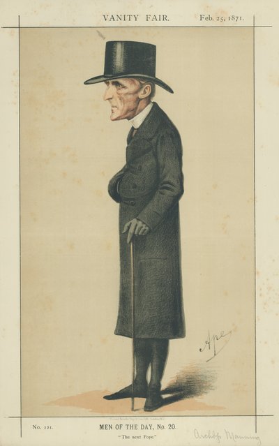 Ärkebiskop H E Manning av Carlo Pellegrini