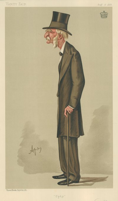 General Viscount Templetown, Upty, 18 augusti 1888, Vanity Fair-tecknad serie av Carlo Pellegrini