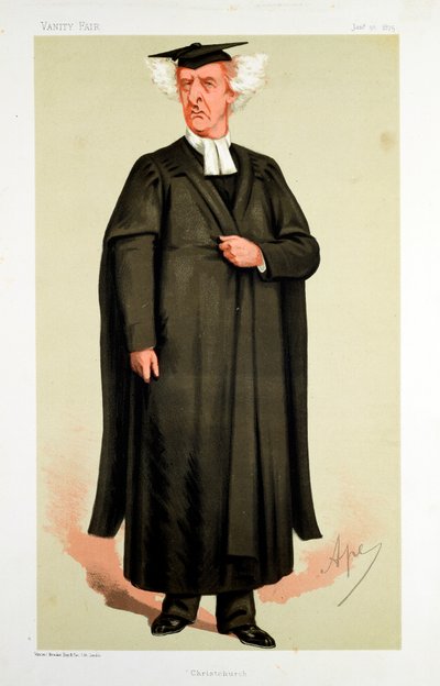 Henry George Liddell, brittisk forskare, 1875 av Carlo Pellegrini
