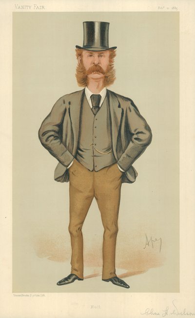 Mr Charles Henry Wilson, Hull, 21 februari 1885, tecknad serie Vanity Fair av Carlo Pellegrini