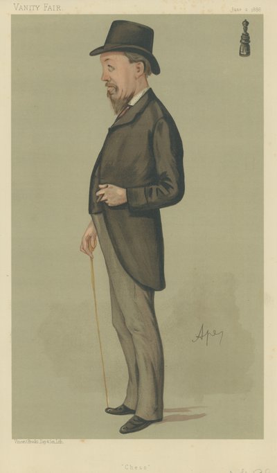 Joseph Henry Blackburne av Carlo Pellegrini