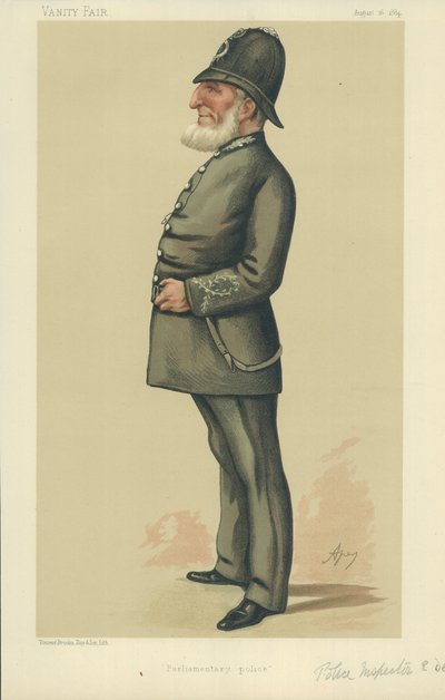 Polisinspektör Ebenezer Denning av Carlo Pellegrini