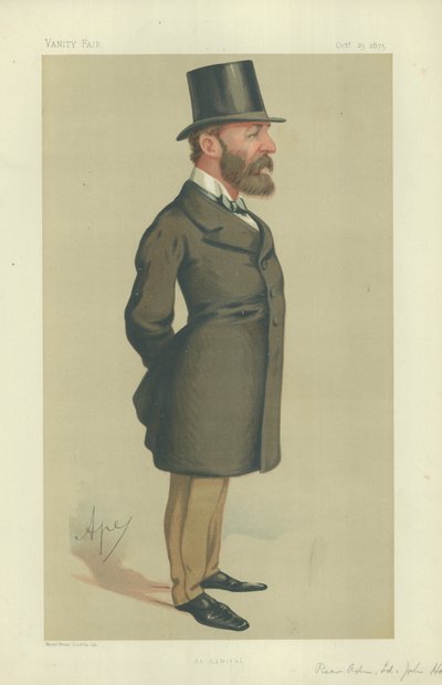 Konteramiral Lord John Hay av Carlo Pellegrini