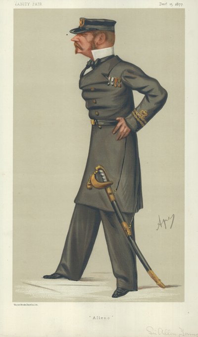 Sir Allen Young, Alleno, 15 december 1877, tecknad serie Vanity Fair av Carlo Pellegrini