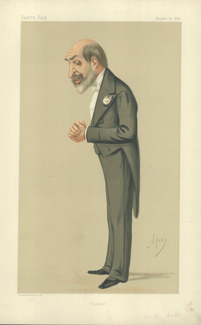 Sir Arthur hjälper till av Carlo Pellegrini
