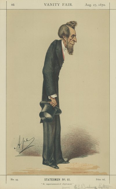 Sir Henry Bulwer av Carlo Pellegrini
