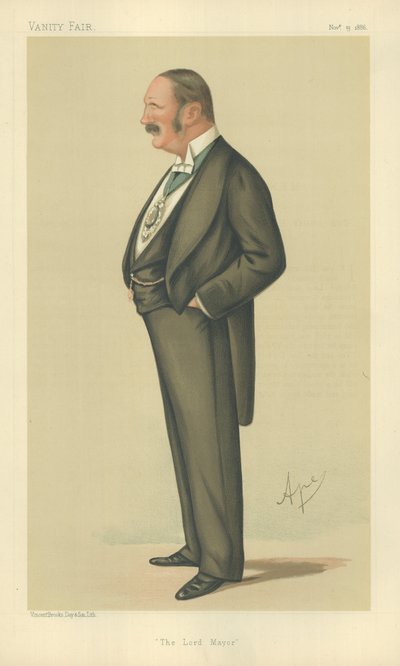 Sir Reginald Hanson, Londons borgmästare av Carlo Pellegrini