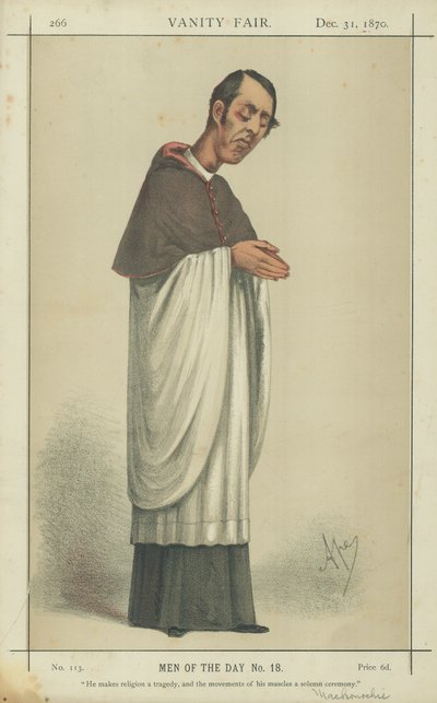 Rev A H Mackonochie av Carlo Pellegrini