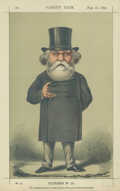 The Right Hon A H Layard av Carlo Pellegrini