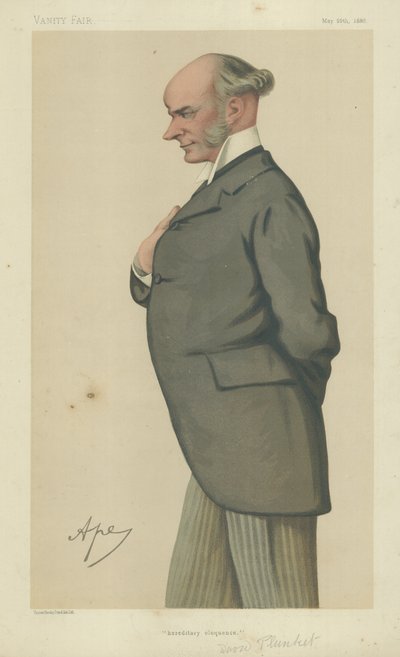 The Right Hon David Plunket av Carlo Pellegrini