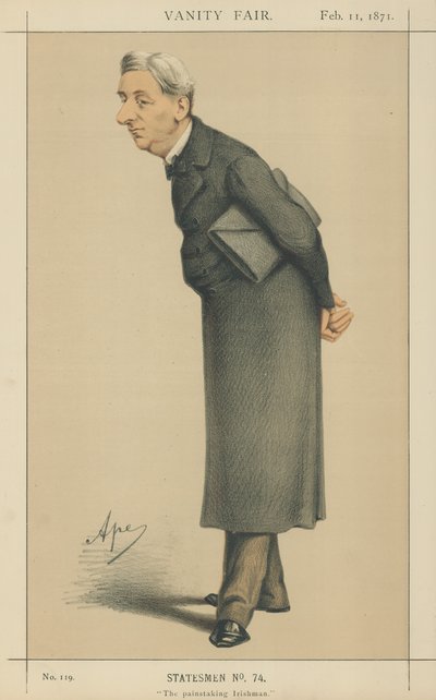 Den rätte ärade William Monsell (färg litho) av Carlo Pellegrini