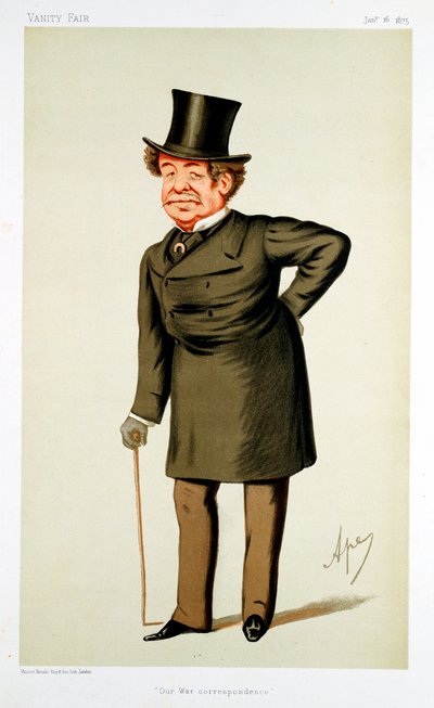 William Howard Russell, irländskfödd brittisk journalist, 1875 av Carlo Pellegrini