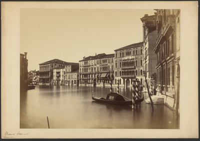 Canal Grande från Palazzo Grimani till S. Polo av Carlo Ponti