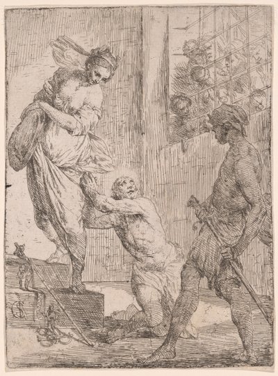 Johannes Döparens martyrskap av Carlo Saraceni