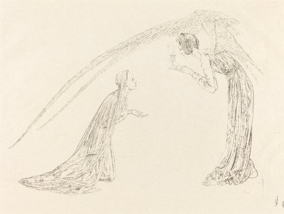 Bebådelsen av Carlos Schwabe