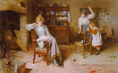 Idle Moments (akvarell på papper) av Carlton Alfred Smith
