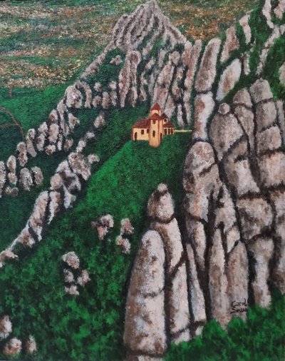 Santa Cova de Montserrat av Carol Sousa Cuello