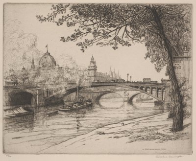 Notre Dame-bron, Paris av Caroline Armington