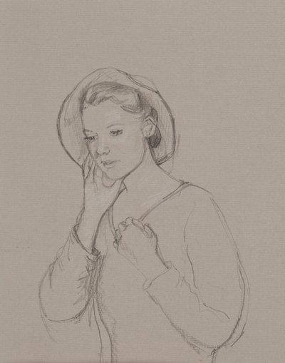 Studie för Elizabeth Bennet, 2011 av Caroline Hervey Bathurst