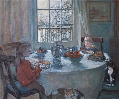 Frukostbordet, 2001 av Caroline Hervey Bathurst