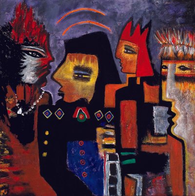 The Mavericks, 2010 (olja på duk) av Carolyn Mary Kleefeld