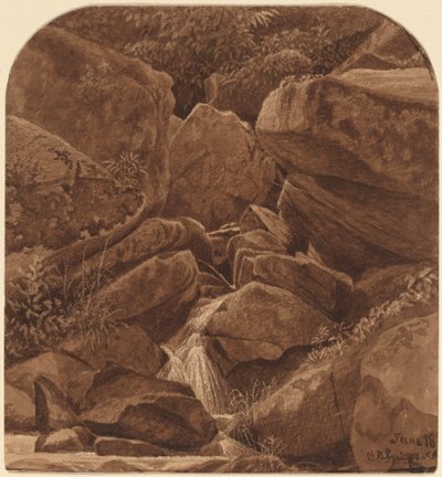 Stenar och vattenfall av Casimir Clayton Griswold