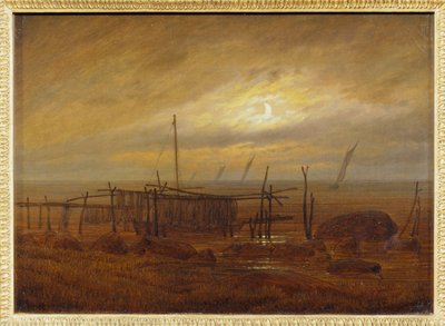 Am Meeresstrand - Vid havets bord ... av Caspar David Friedrich