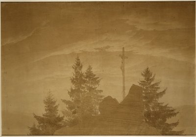 Korset i bergen av Caspar David Friedrich