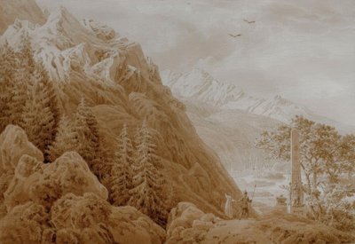 Hösten av Caspar David Friedrich