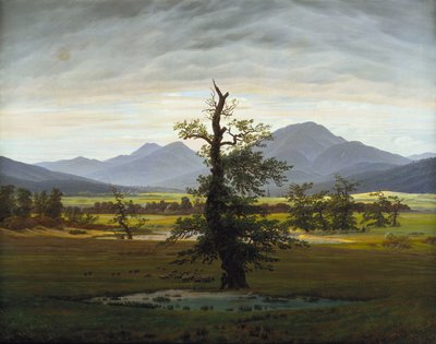 Der einsame Baum av Caspar David Friedrich