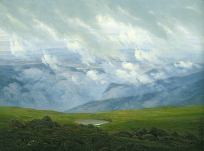 Drivande moln av Caspar David Friedrich