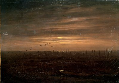 Fisknät, sent 1700- eller 1800-tal av Caspar David Friedrich