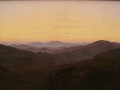 Tyska: Jättebergen Jättebergen av Caspar David Friedrich