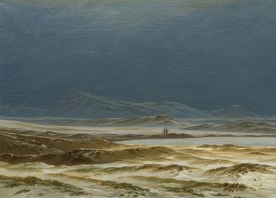 Nordiskt landskap på våren. Omkring 1825 av Caspar David Friedrich