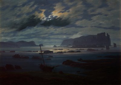 Norra havet i månskenet av Caspar David Friedrich