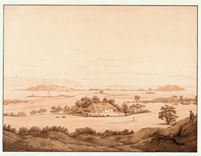 Rügen landskap med en herde av Caspar David Friedrich