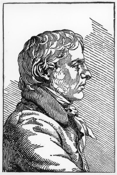 Självporträtt av Caspar David Friedrich