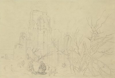 Studie för vintern, 1803 av Caspar David Friedrich